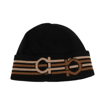 Ferragamo Beanies Men Black