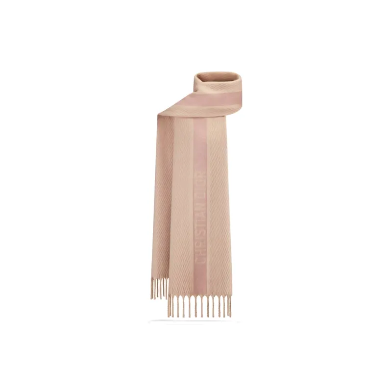 DIOR Knit Scarves Women's Rose Pink-0