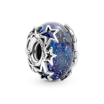 Pandora 925 Sterling Silver Beads Women's Blue