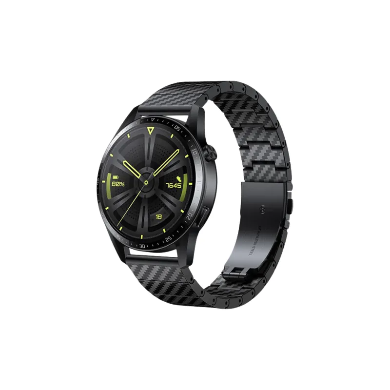 FZRT Watch Bands Carbon Fiber Pattern 22mm Interface Strap Unisex-0