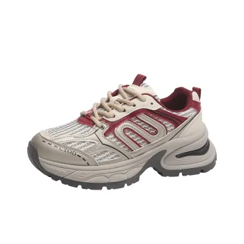 M.M Party Cushioned Slip Resistant Abrasion Resistant Low Top Chunky Sneakers Women's