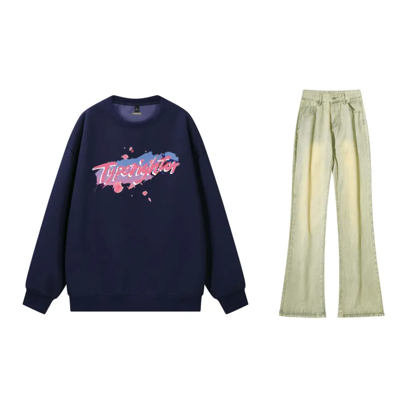 TYPERIGHTER Sweatshirt Set Unisex-9