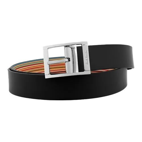 Paul Smith Leather Belts Men Black/Multicolor