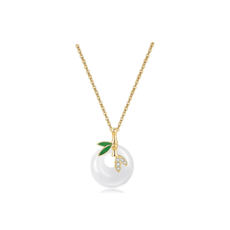 Teddy Bear Collection Chalcedony Necklaces Women's-1