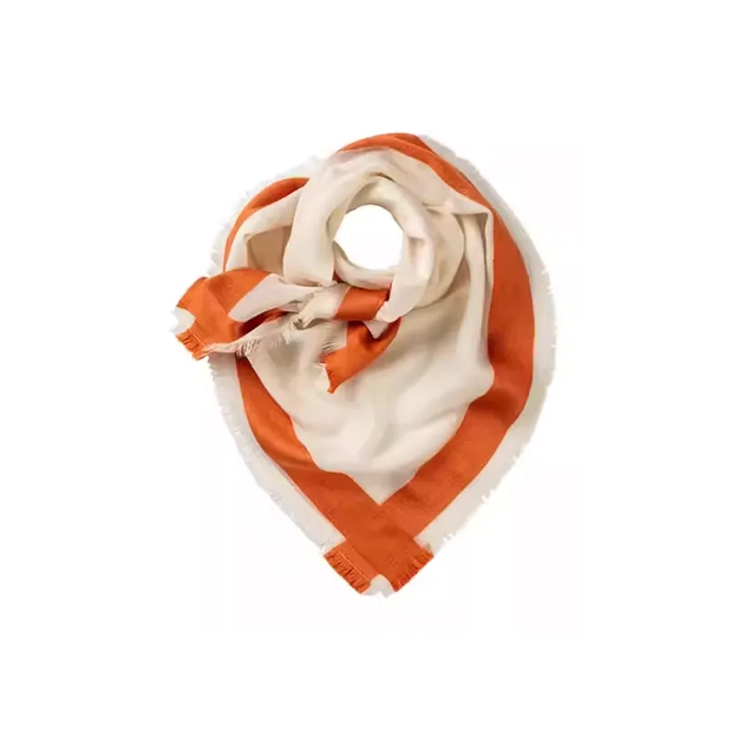 JOHNSTONS OF ELGIN Shawls Women's White/Orange-0