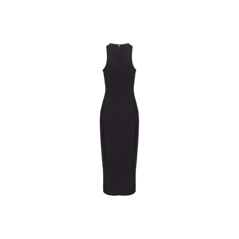 PINKO Rhinestone embellished Midi Dress-1