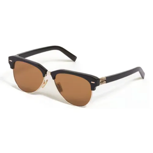miu ballerina miu ballerina Irregular Shape Sunglasses Women's Black