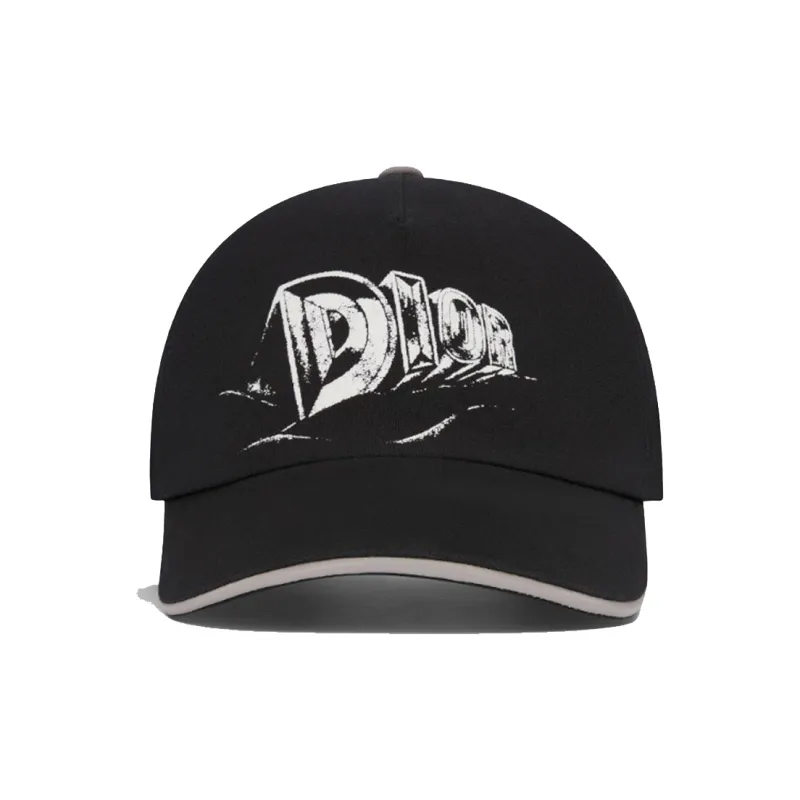 DIOR Logo Printed Baseball Cap-1