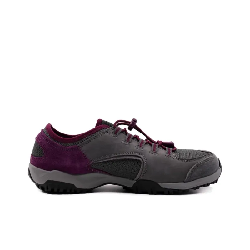 Columbia Anti Slip Wear Resistant Low Top Hiking Shoes Women's Gray Purple-1