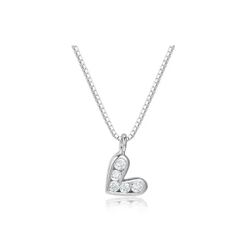 STARKING Bloom Collection S925 Silver Zircon Necklaces Women's