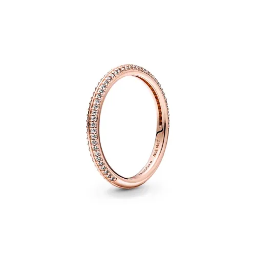 Pandora Copper Silver Alloy Rings Women's