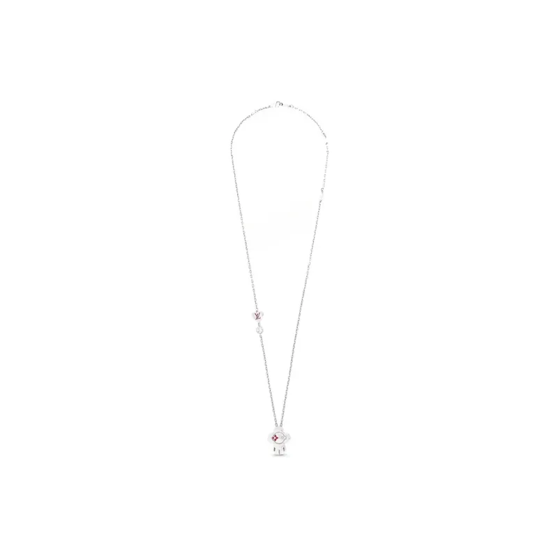 LOUIS VUITTON Metal Necklaces Women's Silver-1