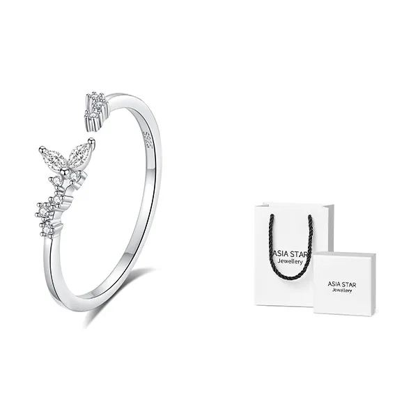 Asia Star S925 Silver Rings Women's-1