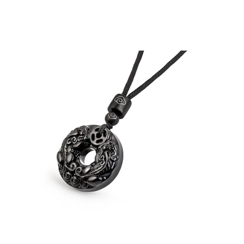 SIMPLE JOYS Obsidian Jewelry Unisex-2