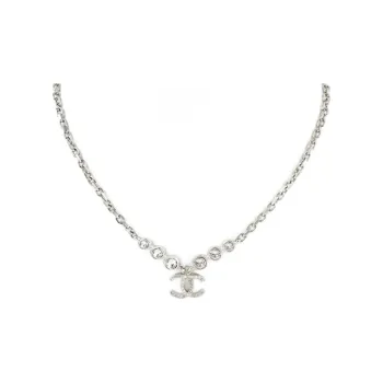 CHANEL Rhinestone Necklaces Women's