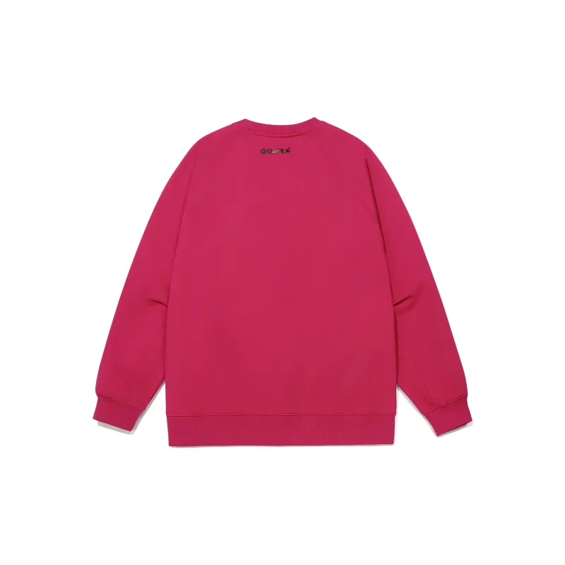 Guuka x AGAHO Sweatshirt Unisex Rose Red-1