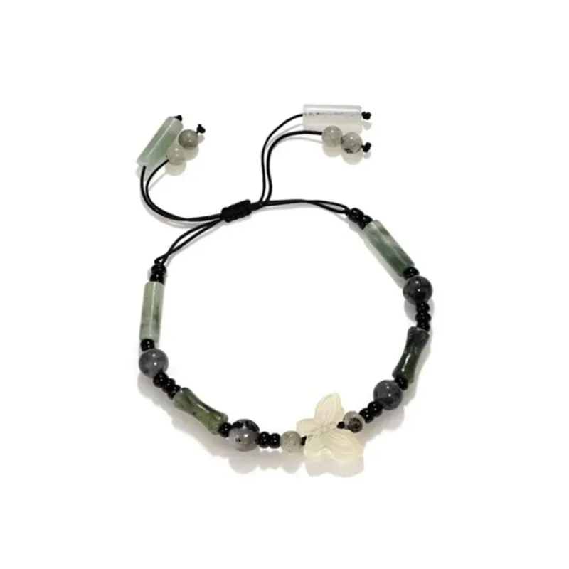 I&YOU Colored Glaze Jade Bracelets Women's-0