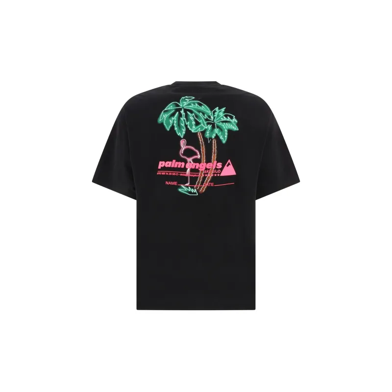 PALM ANGELS Ski Club T Shirt-1