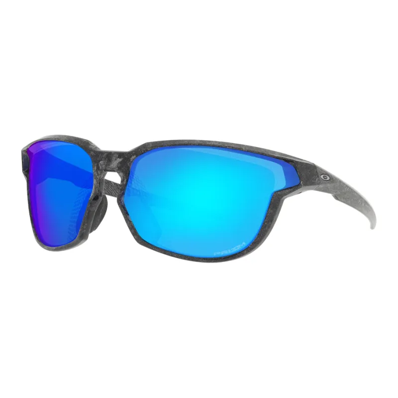 Oakley Injection Molded Irregular Shape Sunglasses Men's Black-0