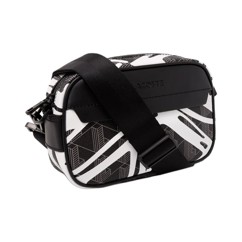 LACOSTE PVC Reporter Bag Shoulder Bag Regular Men's Black-1