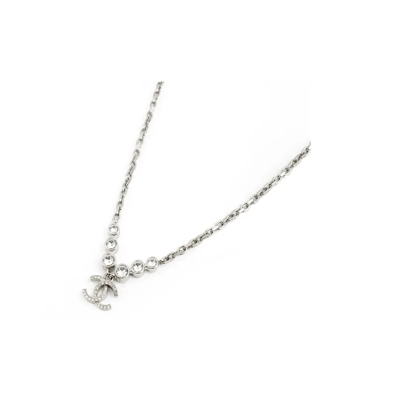 CHANEL Rhinestone Necklaces Women's-2