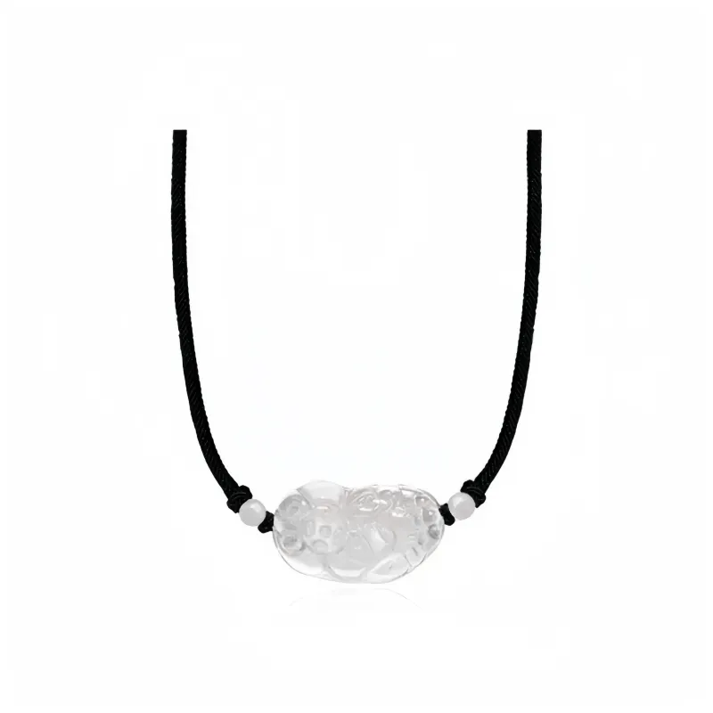 Noritake Obsidian Jade Necklaces Unisex-1