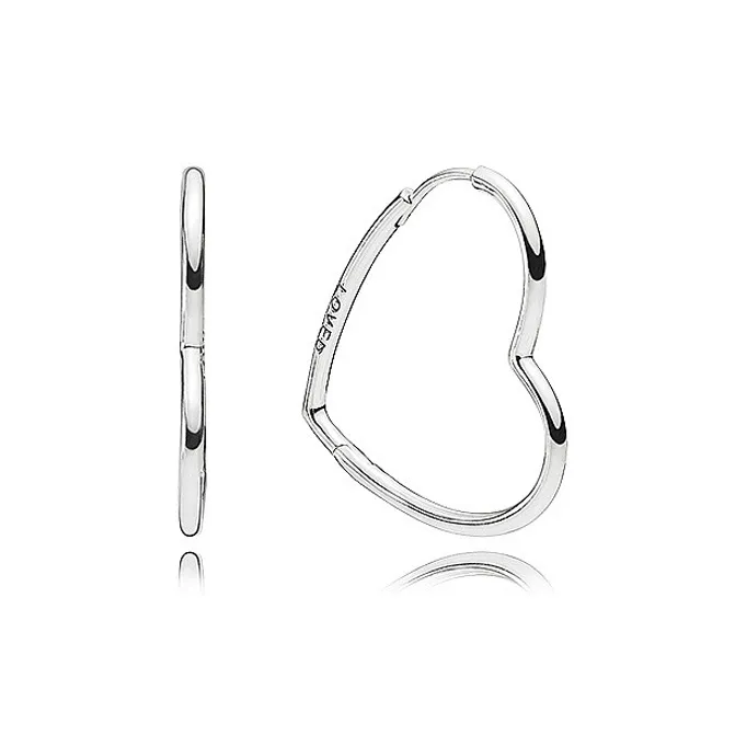 Pandora 925 Sterling Silver Earrings Women's-0