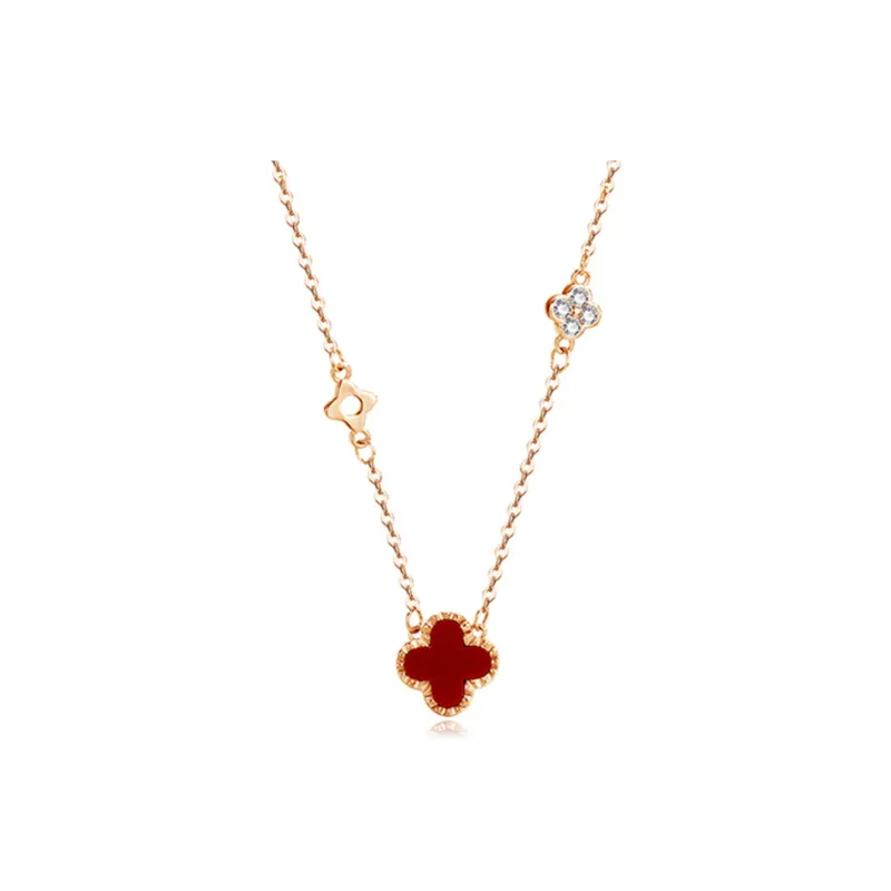 Asia Star Sterling Silver Necklaces Women's-0