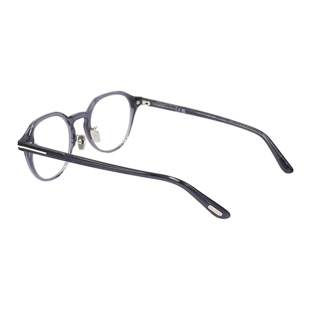 TOM FORD Eyeglass Frames Men Transparent Gray-2