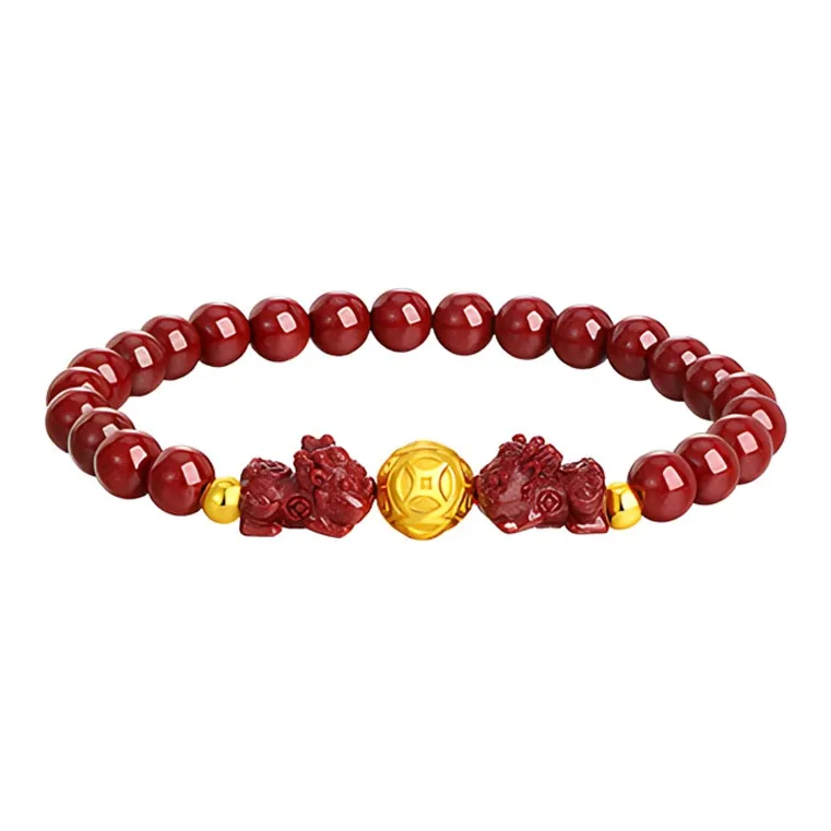 FMC Reconstructed Cinnabar Bracelets Unisex-4