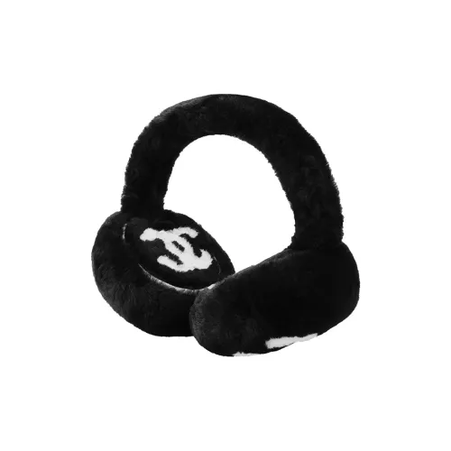 CHANEL Earmuffs Women's Black