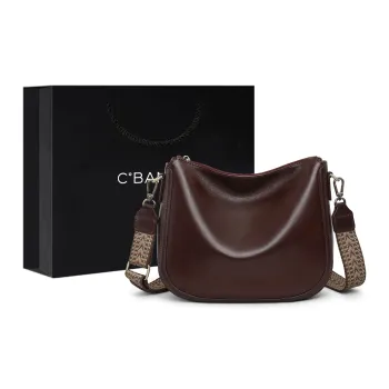 C°BANNER Cow Leather Bonded Synthetic Leather Crossbody Bag Women's Multicolor