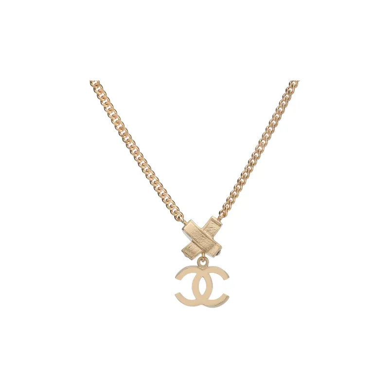 CHANEL Metal Necklaces Women's Gold-1