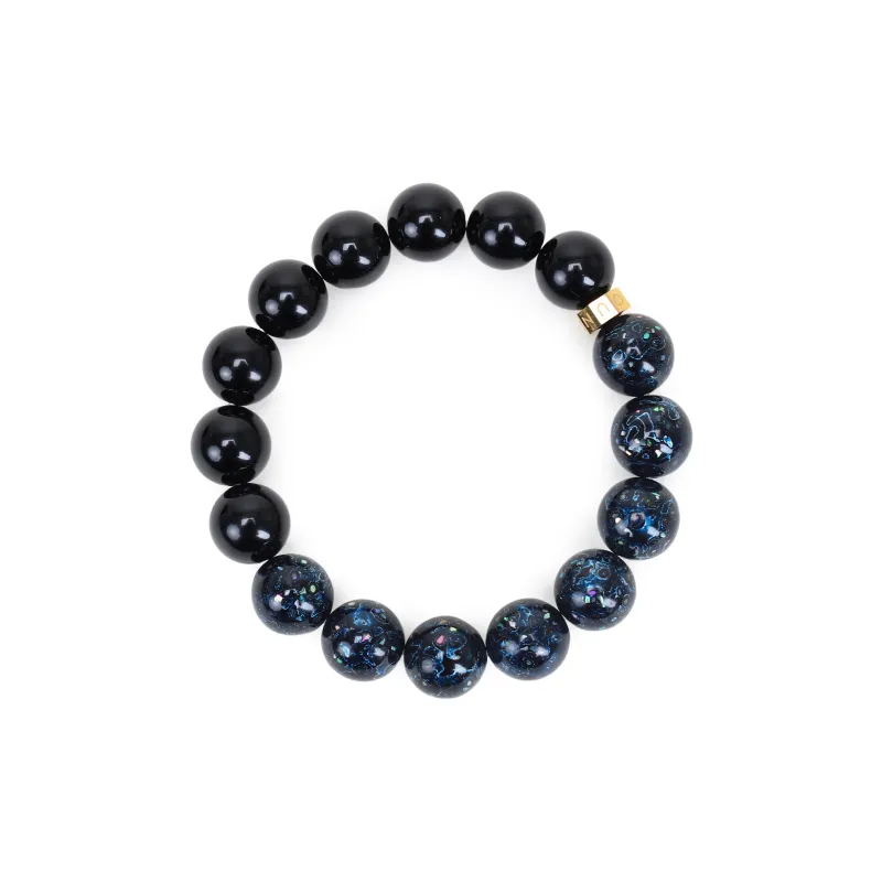 FOUNDIN Lacquer Beads Bracelets Men's-2