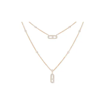 MESSIKA Rose Gold With Diamond Necklaces Women's