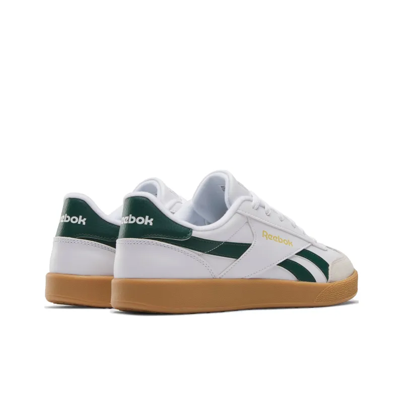Reebok Smash Edge S Anti Slip Wear Resistant Low Top Skateboard Shoes Unisex White Green-2