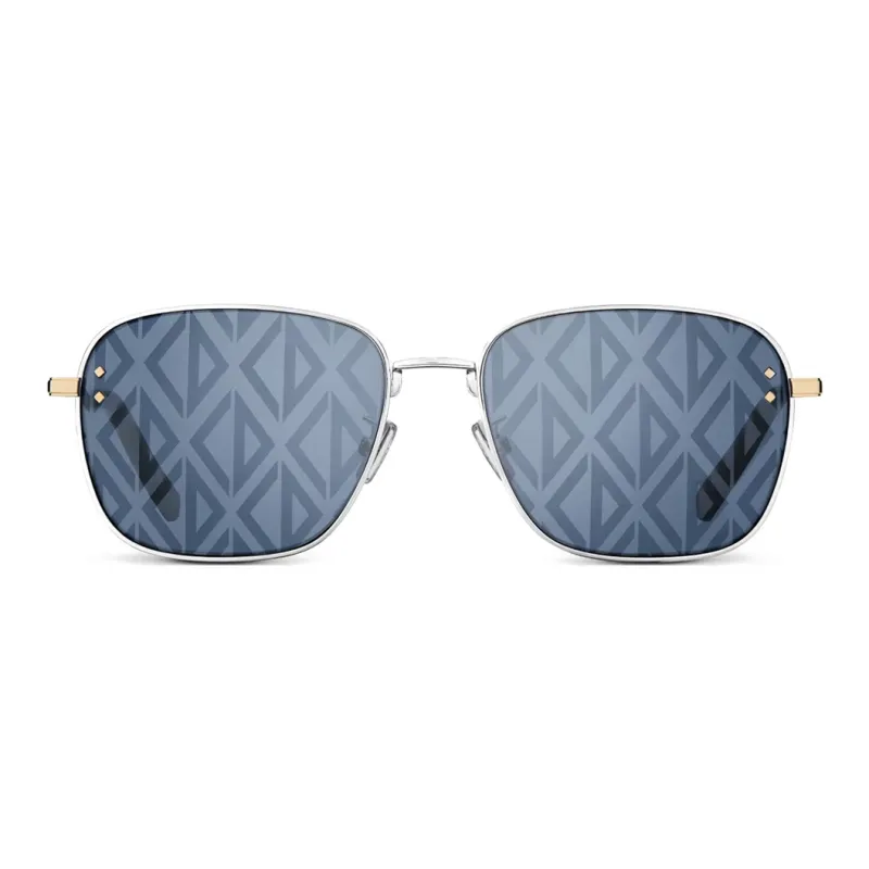 DIOR CD Diamond Sunglasses Men Blue-1