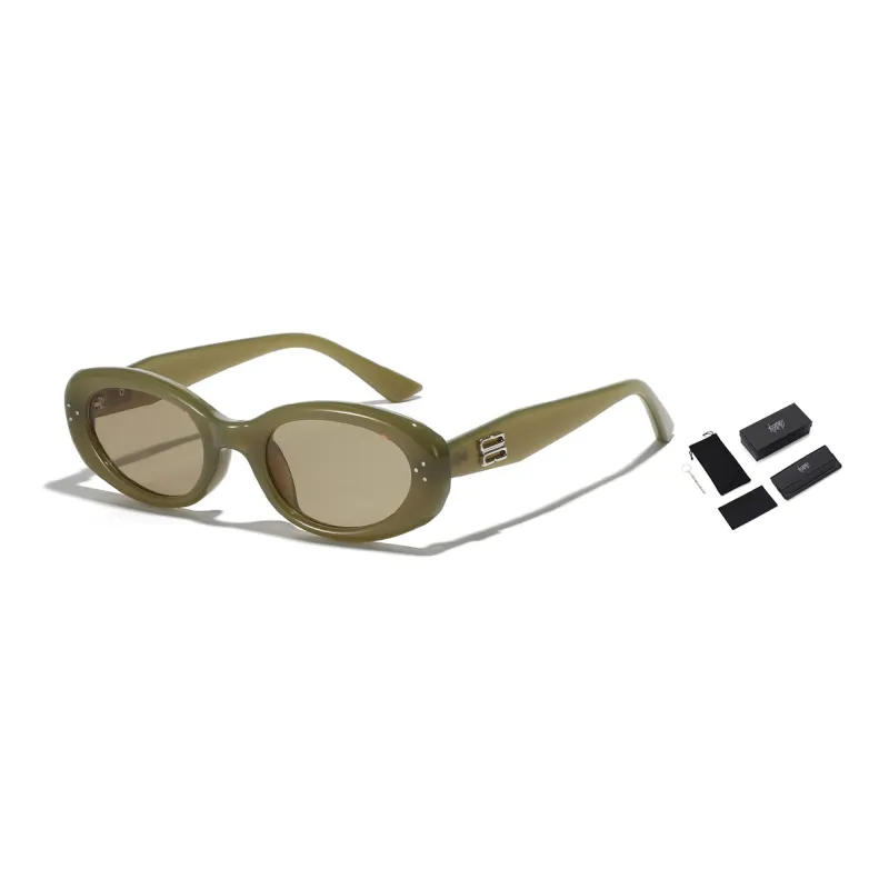 KENMO Injection Molded Oval Sunglasses Unisex-13
