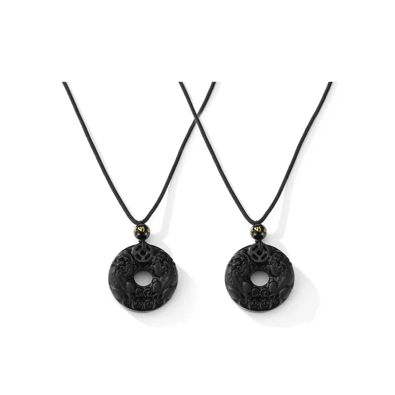 XXOFF Obsidian Necklaces Unisex-3