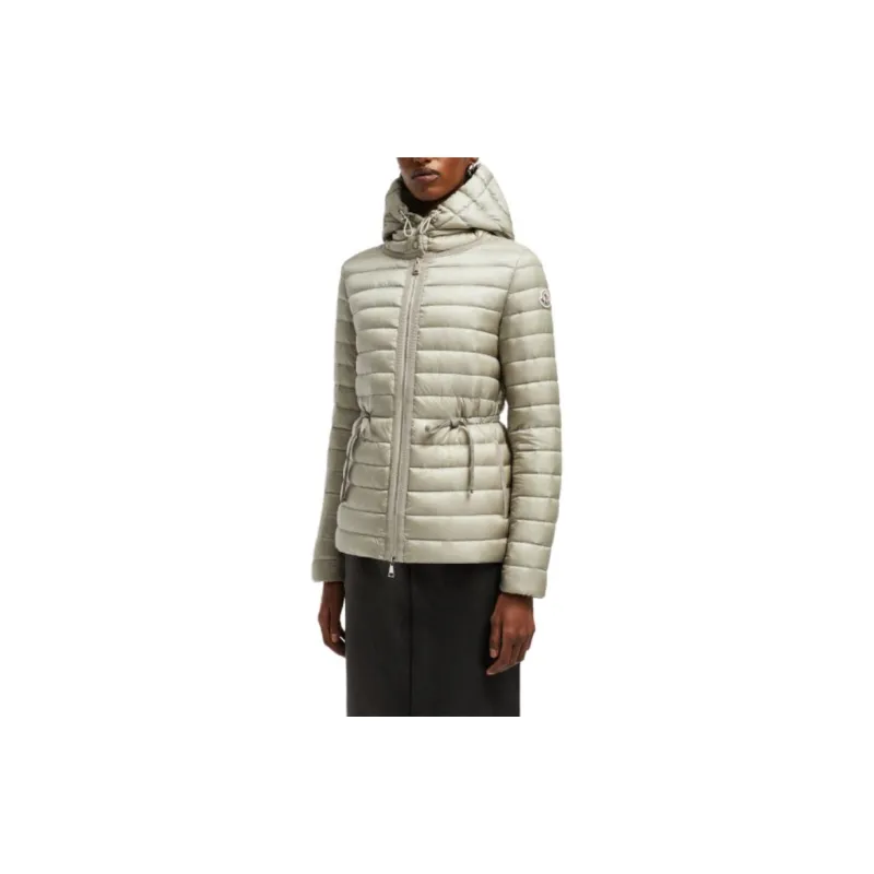 Moncler Down Jacket Women's Light Gray-1