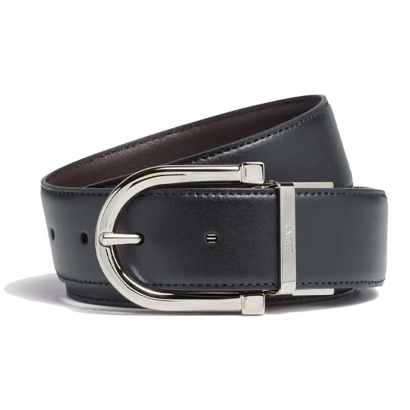 Zegna Staffa Buckle Belt-0