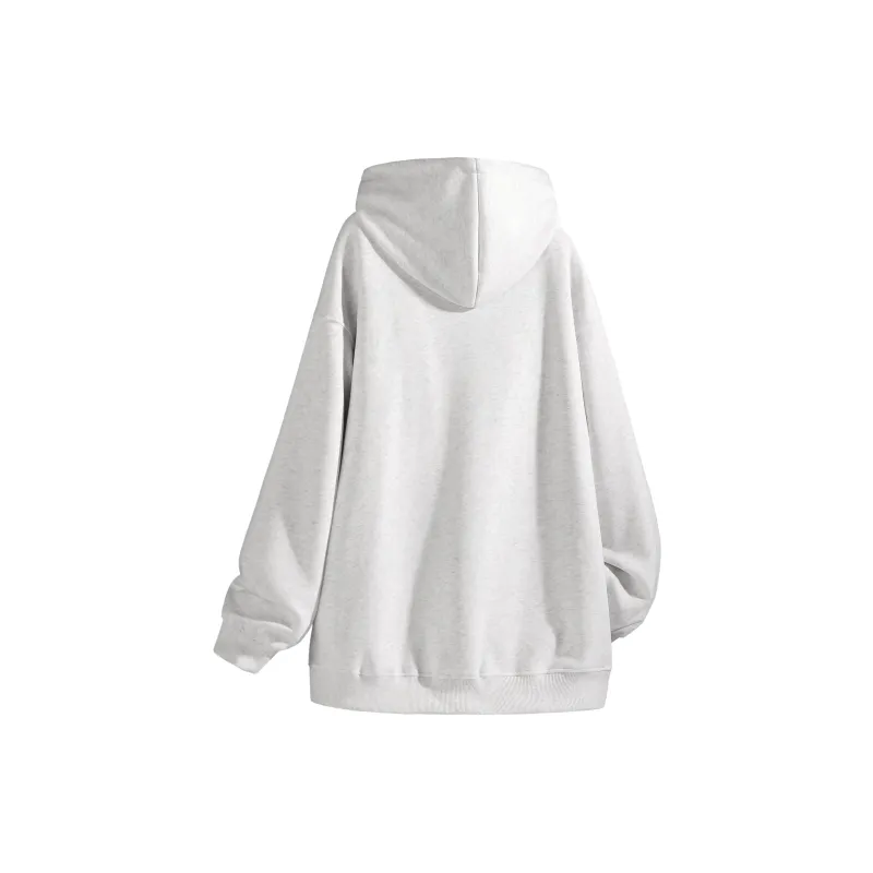 KW Thickened And Fleece Lined Sweatshirt Unisex-7