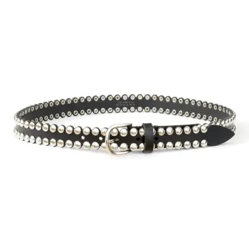 ISABEL MARANT Zap Studed Leather Belt