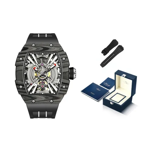 HaofaTourbillon Mechanical Movement Watch Men's Watches Black Dial
