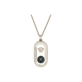 VERSACE Necklaces Men Silver