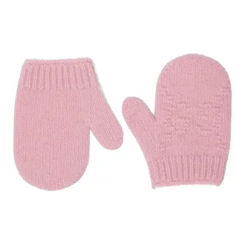 GUCCI Knit Gloves Kids Pink