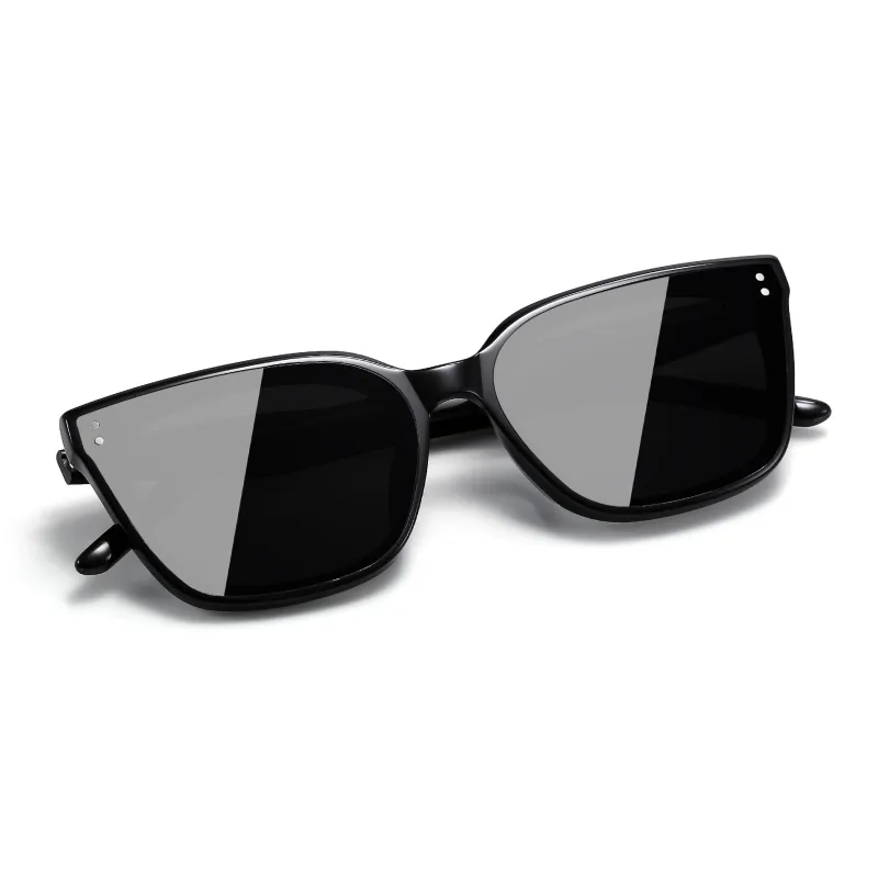 PULAIS Plate Frame Square Sunglasses Unisex-4