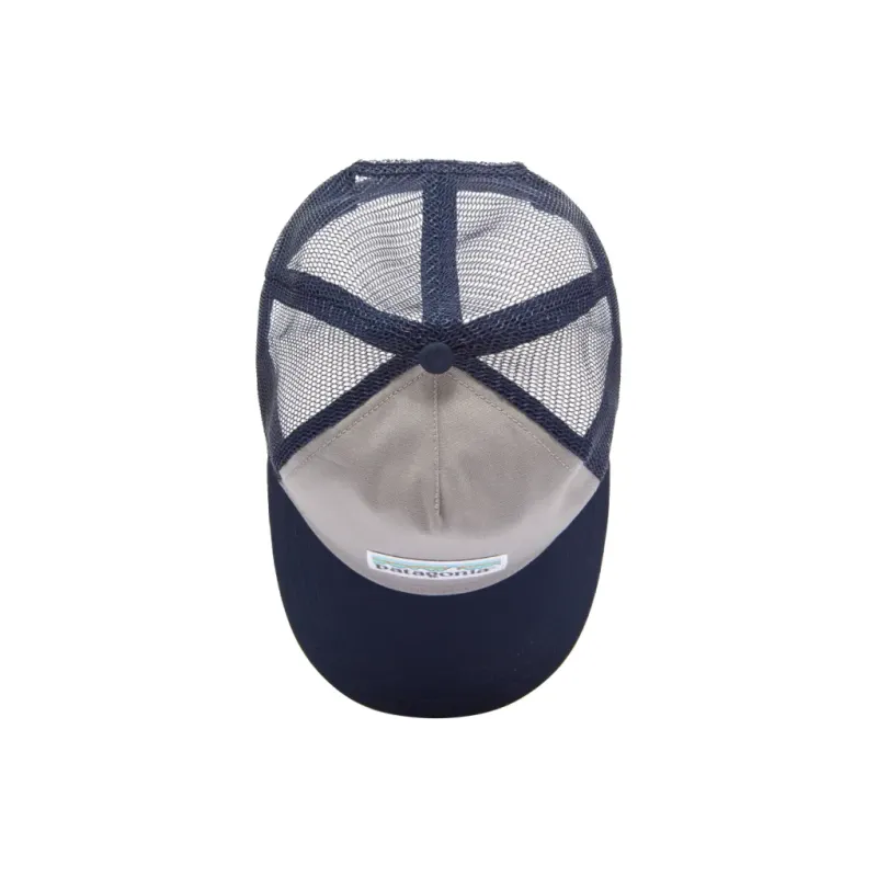 Patagonia Organic Cotton Recycled Polyester Mesh Baseball Caps Women's Gray/Blue-1