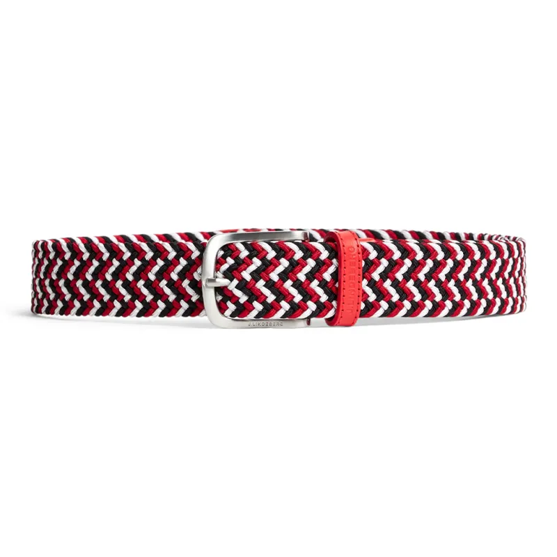 J.Lindeberg Woven Design Pin Buckle Belt Men's Multicolor Width 3CM-0