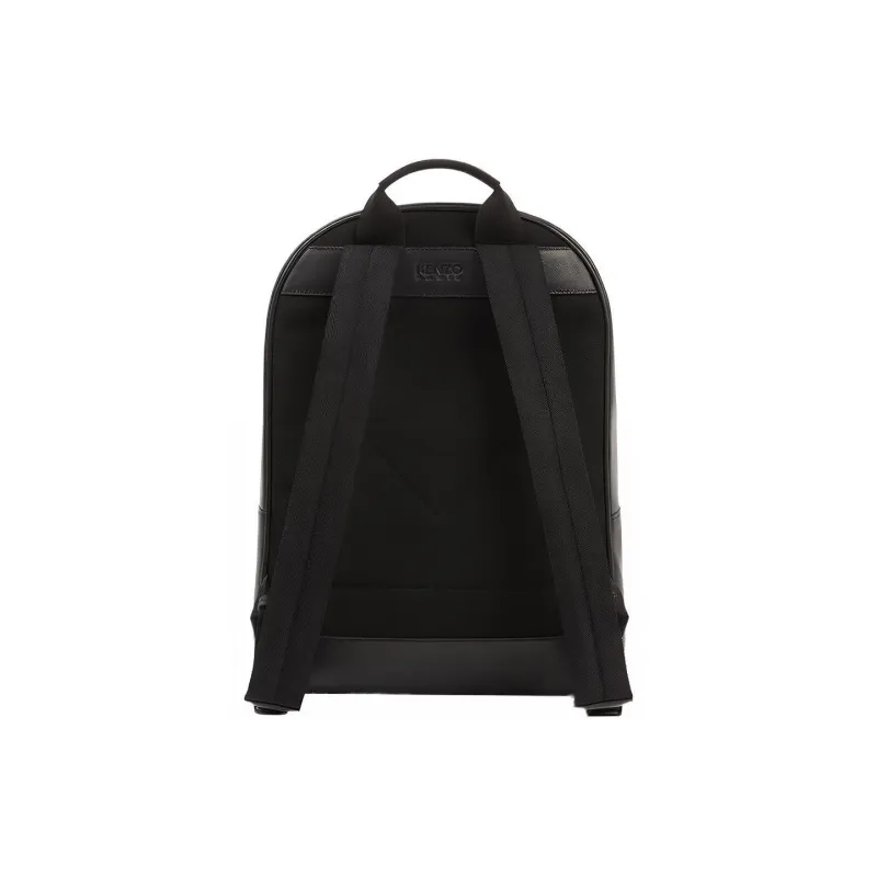 KENZO Cow Leather Backpack Unisex Black-3